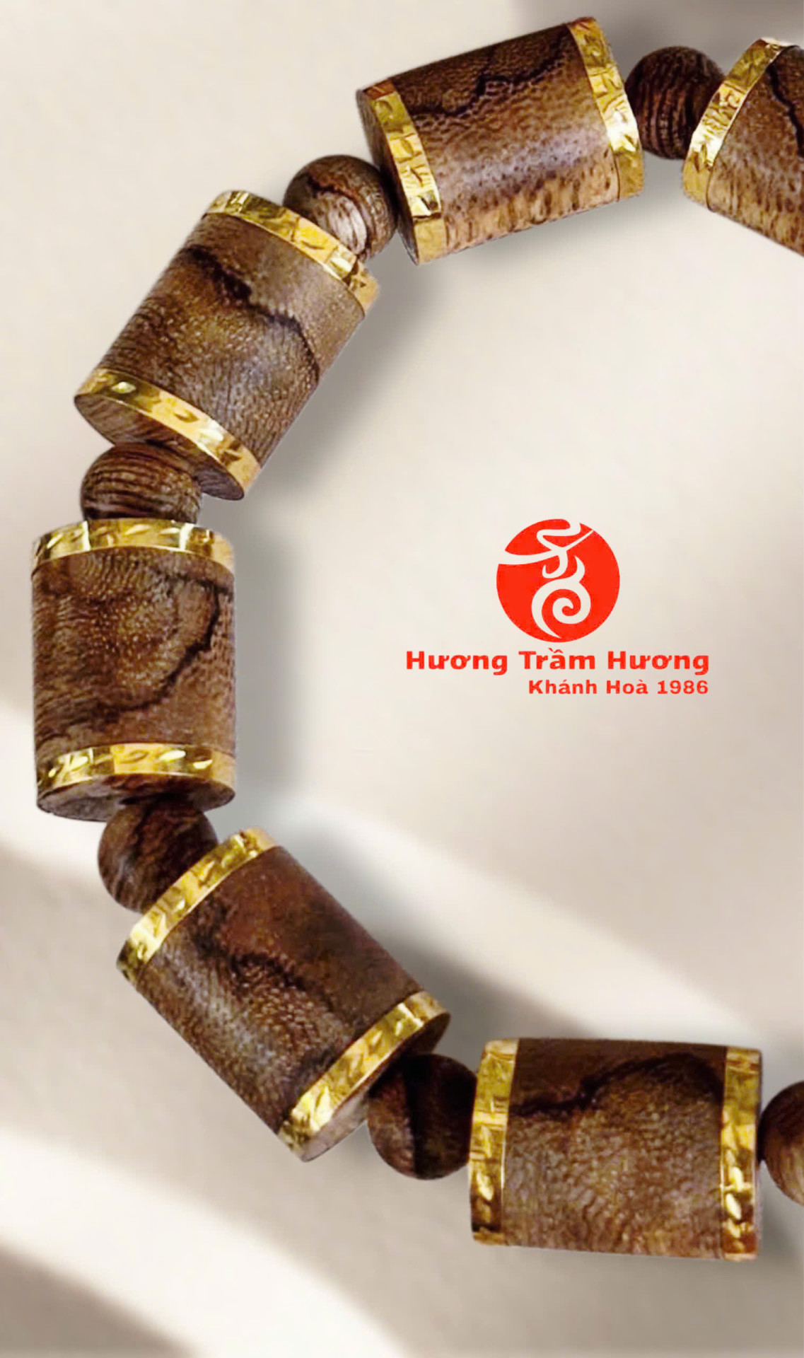 Vòng Trầm Hương 216 Hạt Cho Nữ Huyền An Liên Hoa | Trầm Hương Khánh Hòa