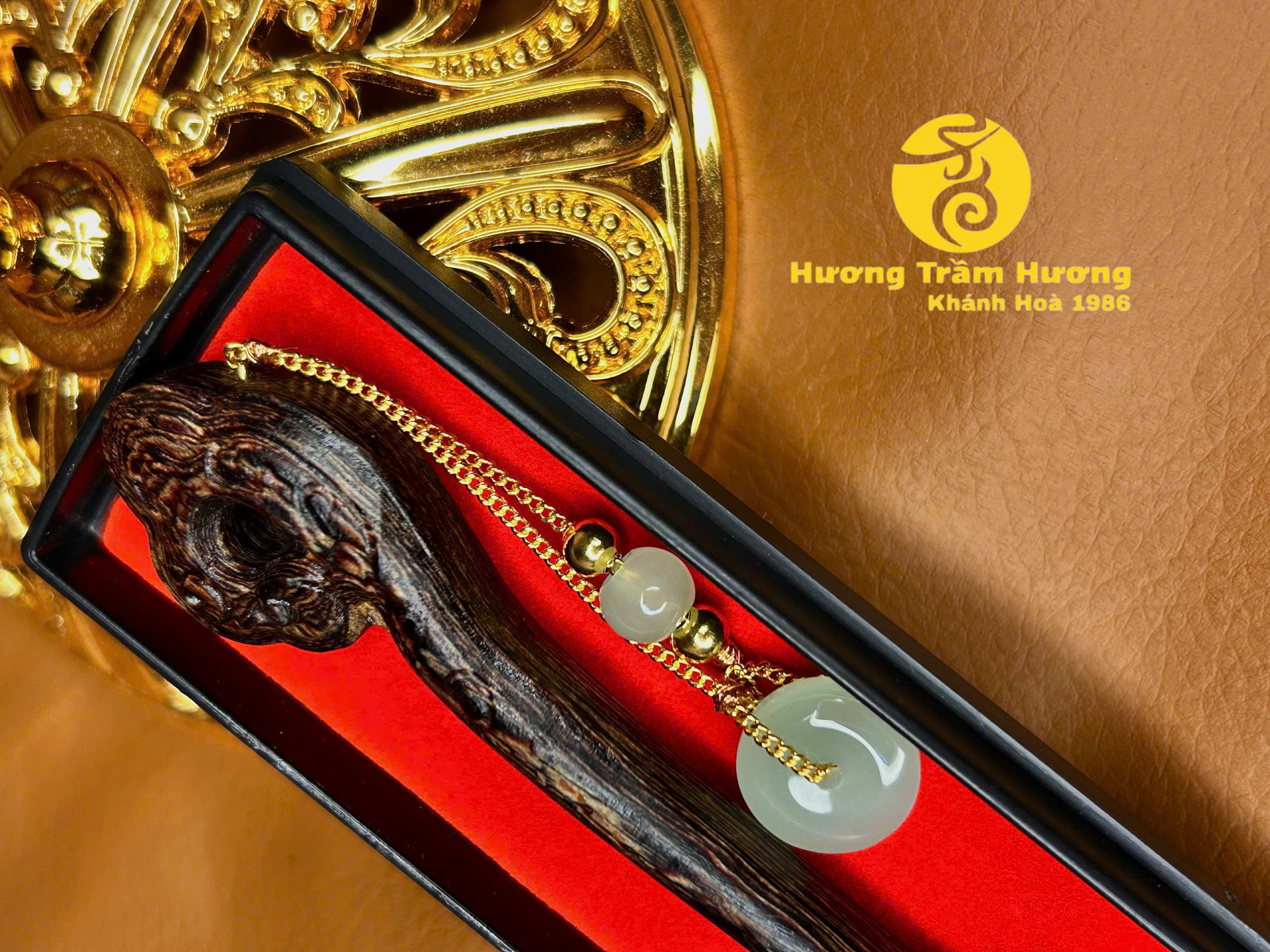 An Ngọc Diệp Hương – Trâm Cài Tóc Trầm Hương Thủ Công Cao Cấp