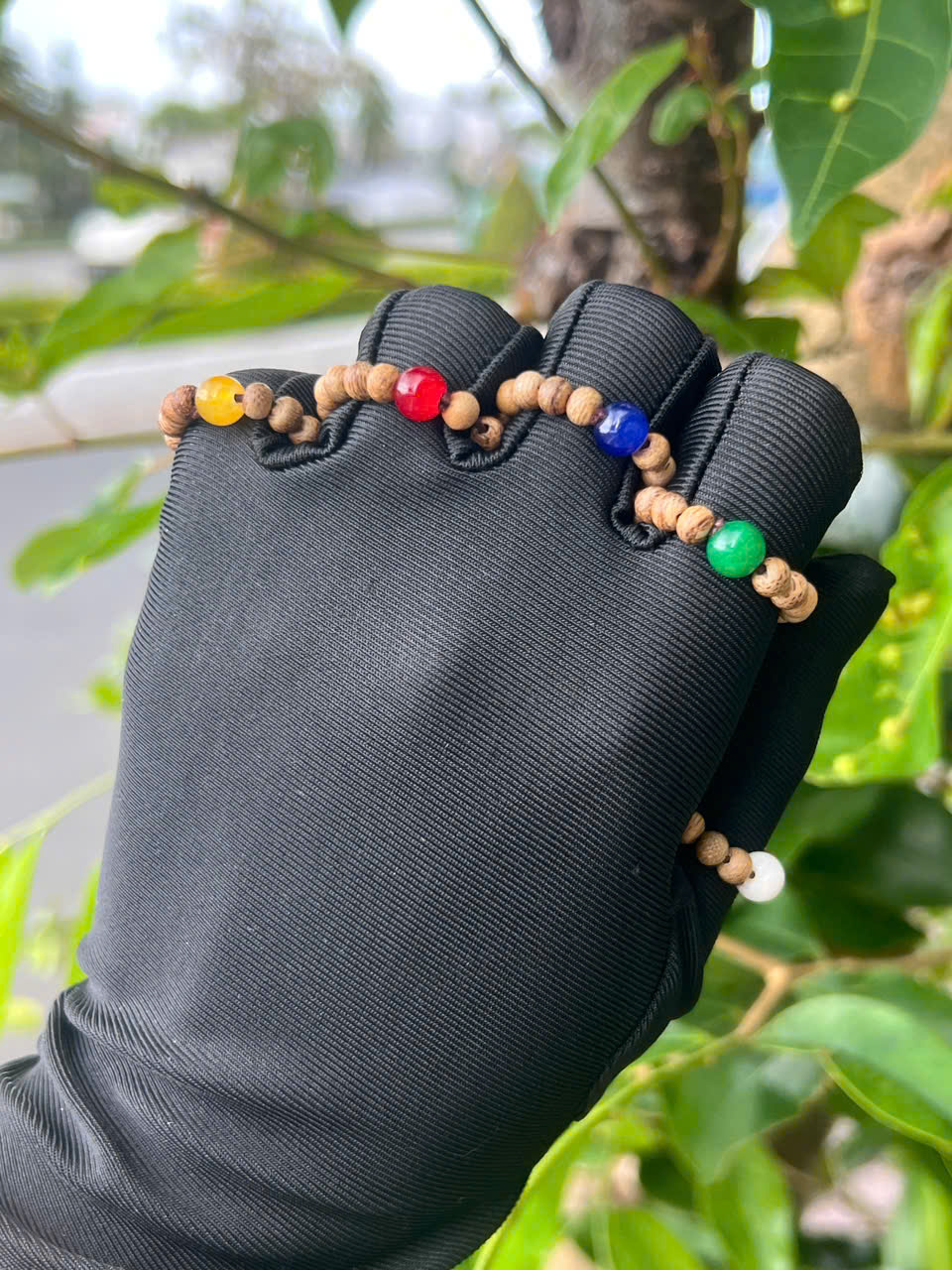 Nhẫn Trầm Hương Tài Lộc 17 Hạt – Trầm Bông Khánh Hòa | Nhẫn Trầm 4Ly