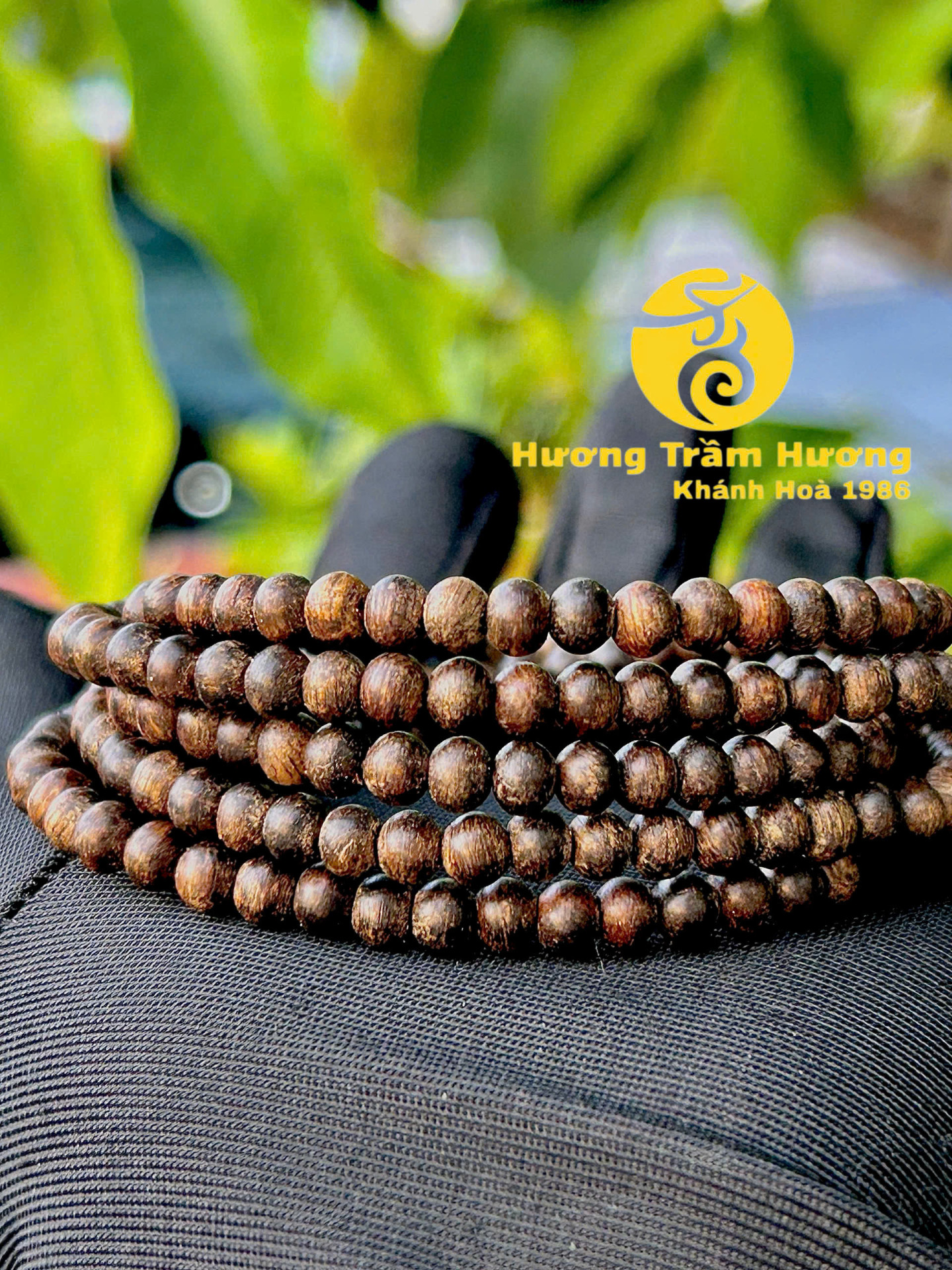 Vòng Trầm Hương 216 Hạt Cho Nữ Huyền An Liên Hoa | Trầm Hương Khánh Hòa