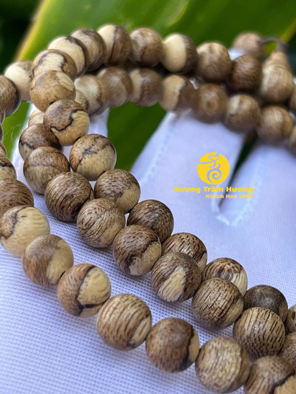 🌿 VÒNG TAY TRẦM HƯƠNG 108 HẠT – THIÊN KHÁNH AN 🌿