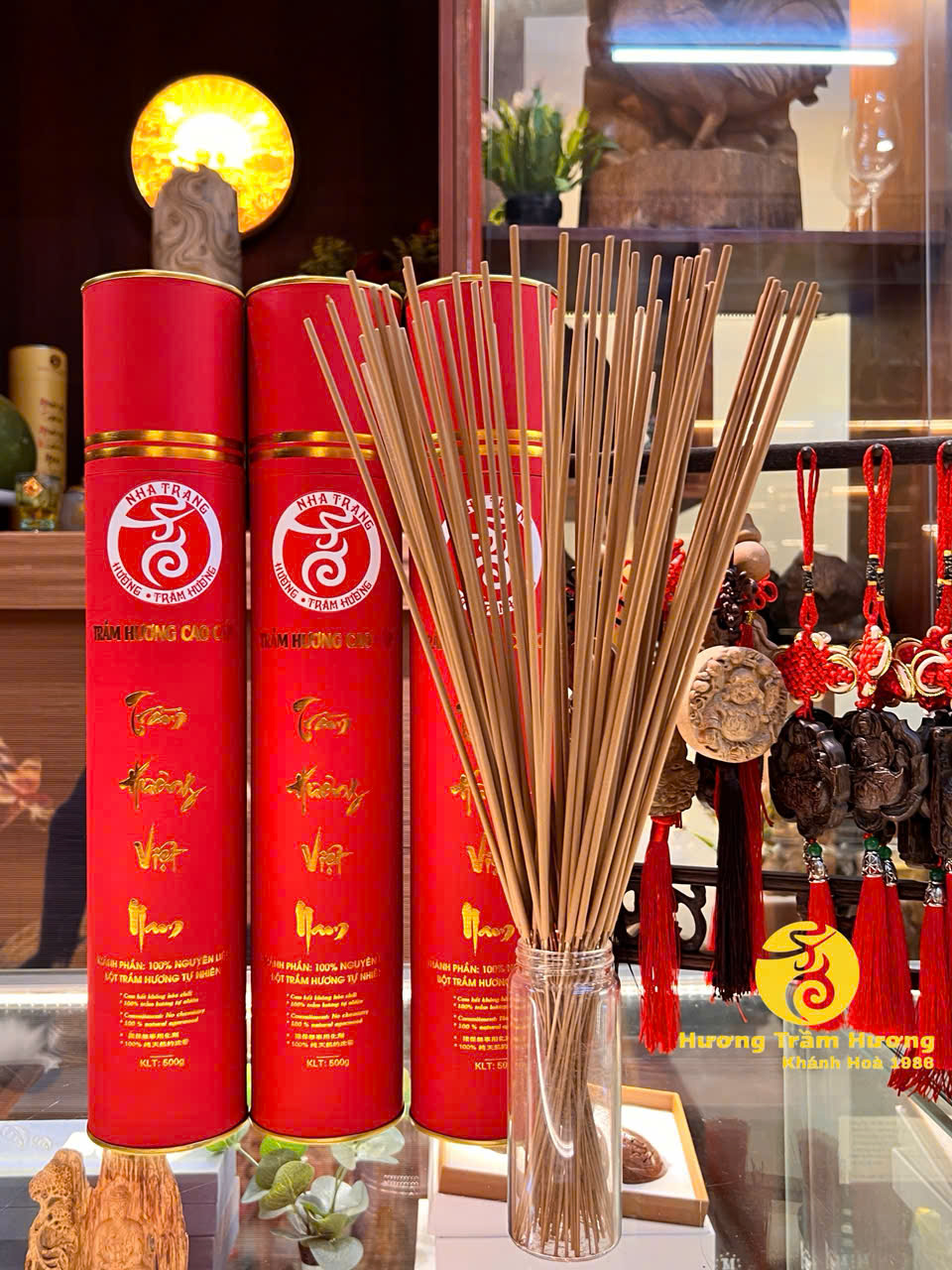 Nhang Trầm gia tiên 4 tấc Tài Lộc