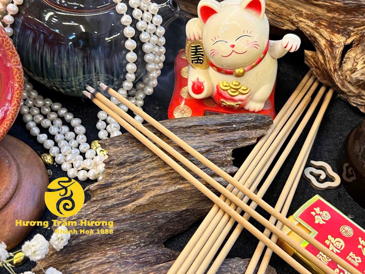 Nhang Trầm gia tiên 4 tấc Tài Lộc