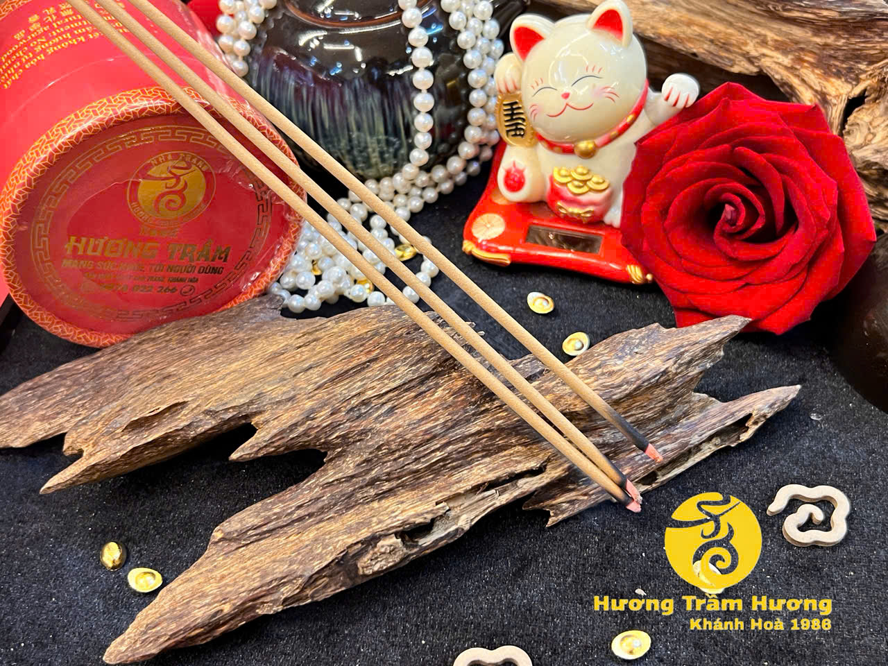 Nhang Trầm gia tiên 4 tấc Tài Lộc