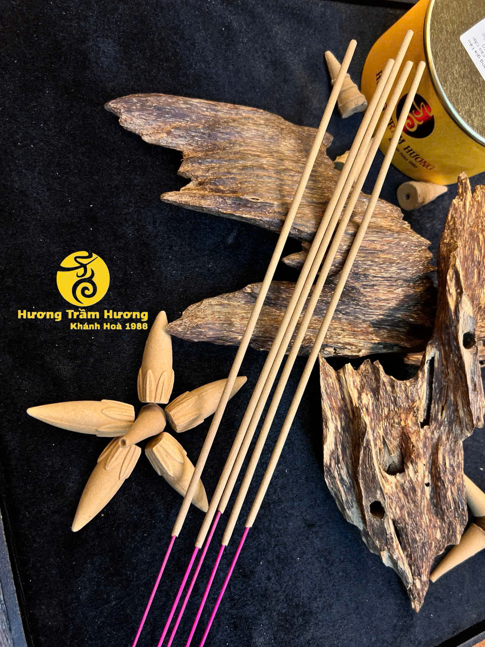 Nhang Trầm gia Tiên 3 tấc Cao Cấp May Mắn