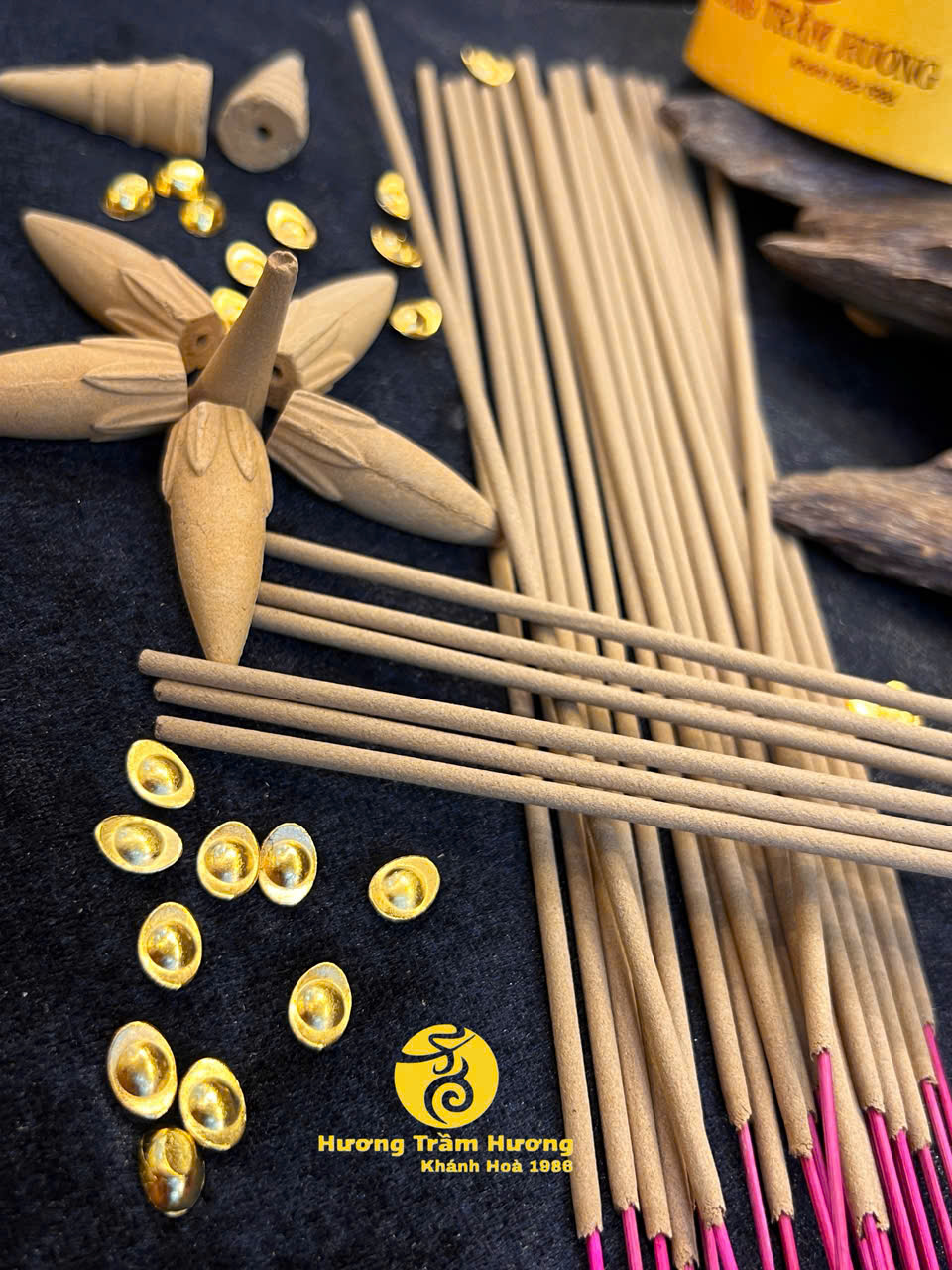 Nhang Trầm gia Tiên 3 tấc Cao Cấp May Mắn