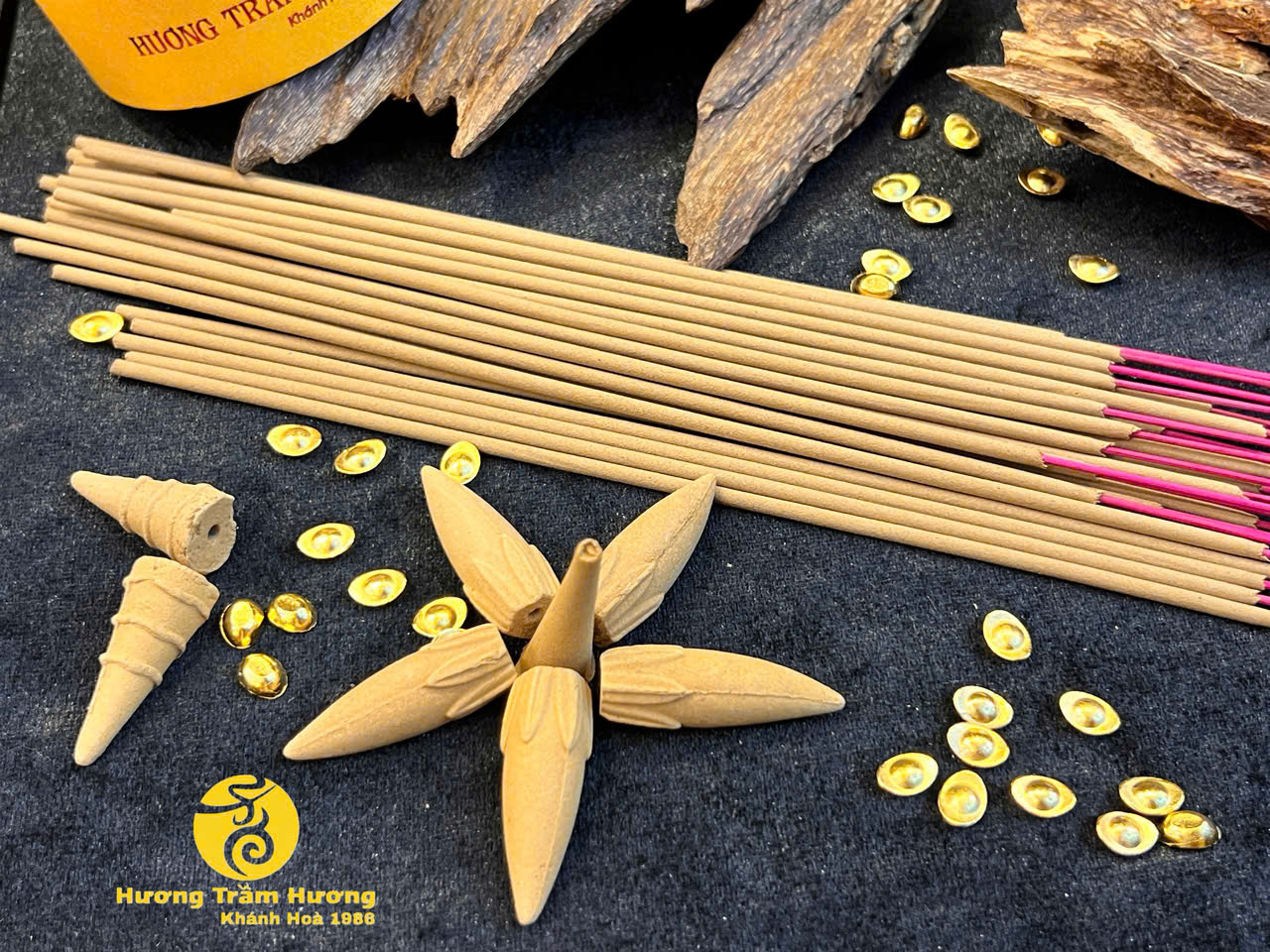 Nhang Trầm gia Tiên 3 tấc Cao Cấp May Mắn