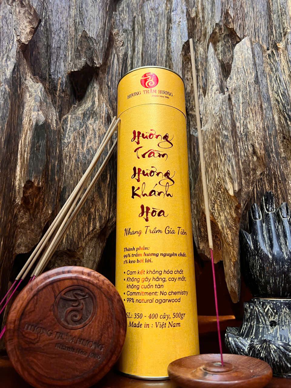 Nhang Trầm gia Tiên 3 tấc Cao Cấp May Mắn