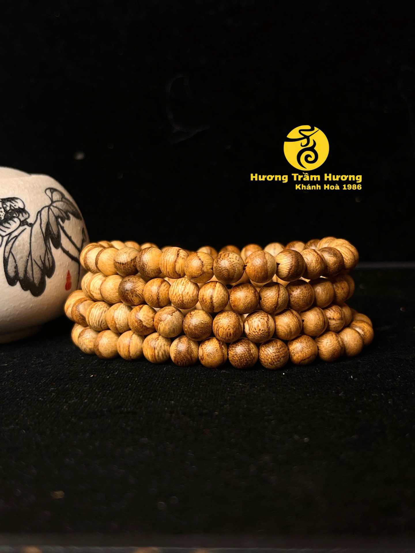 Vòng Trầm Hương 14 Ly Nam – Thịnh Vượng | Trầm Hương Khánh Hòa